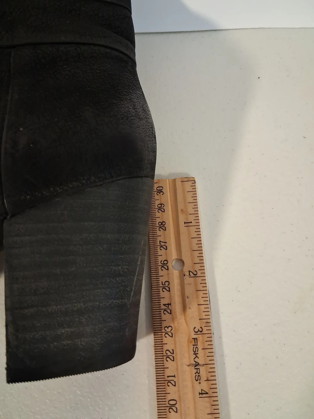 CLARKS Women's Shoes Black Suede Leather Block Heel Zip Ankle Boots Size 9.5